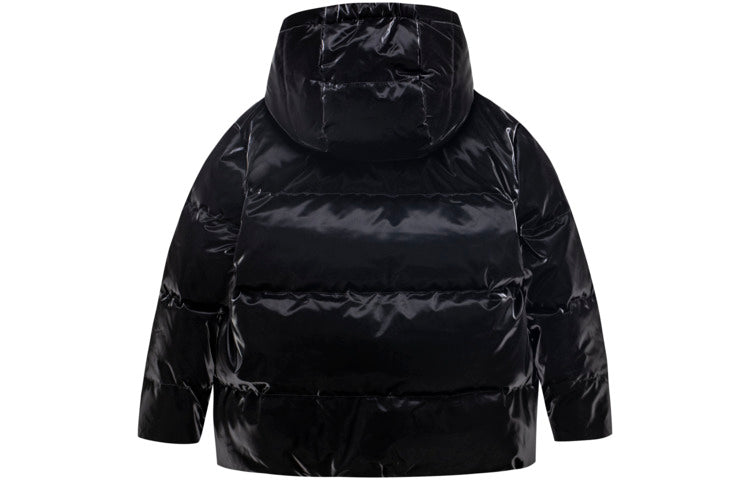 (PS) Air Jordan Ripstop Gold Logo Jacket 'Black' JD2242022PS-001