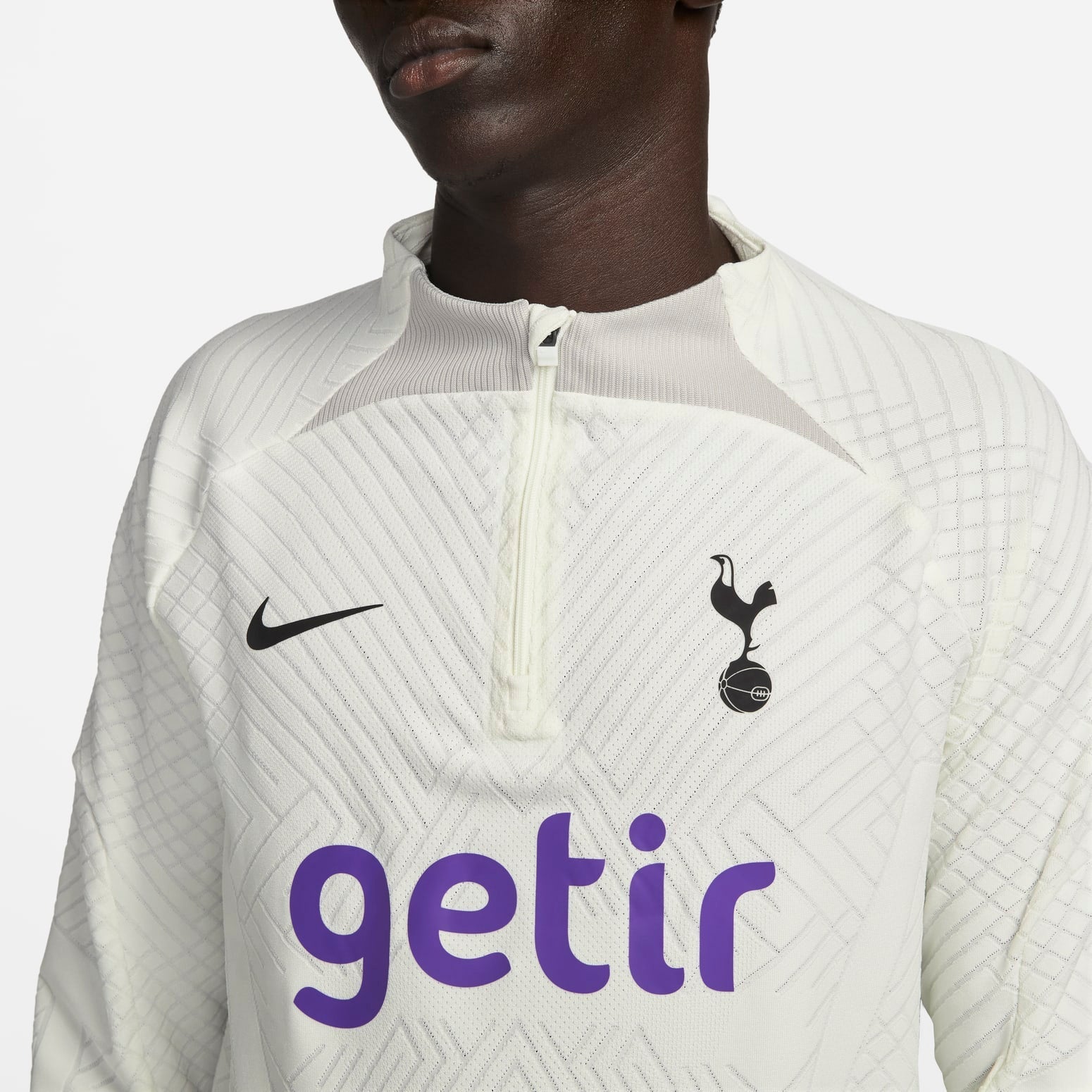 Nike Tottenham Dri-fit ADV Elite 1/4 Zip Long Sleeve Strike Drill Top 'Beige' DN2791-133