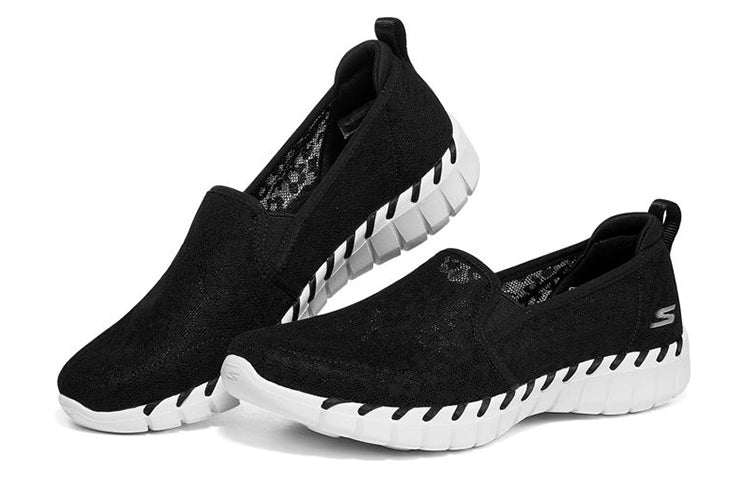 (WMNS) Skechers Go Walk Smart 2 'Black White' 124732-BKW
