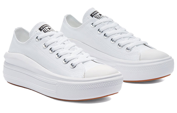 (WMNS) Converse Chuck Taylor All Star Move Low 'White' 570257C