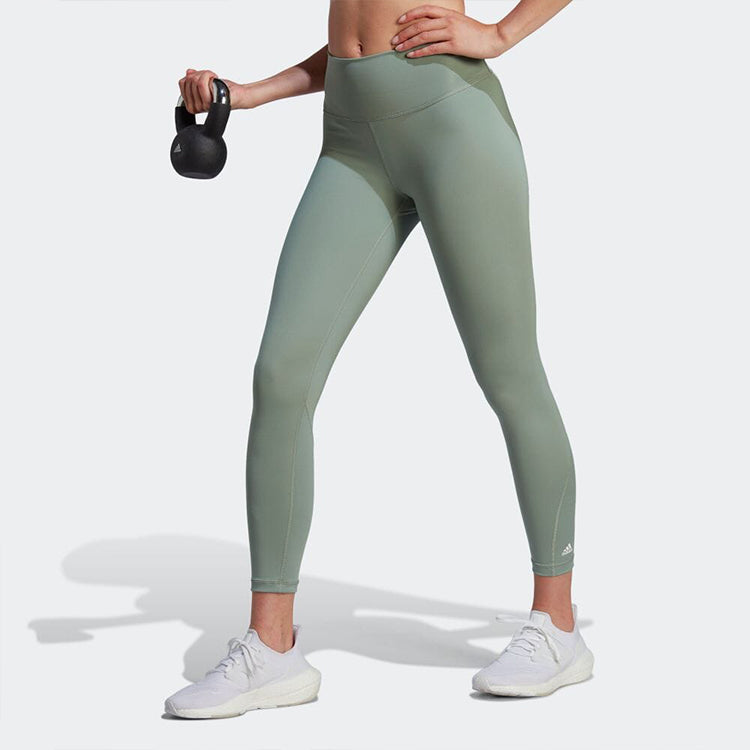 (WMNS) adidas Optime Training 7/8 Leggings 'Green' HR9604