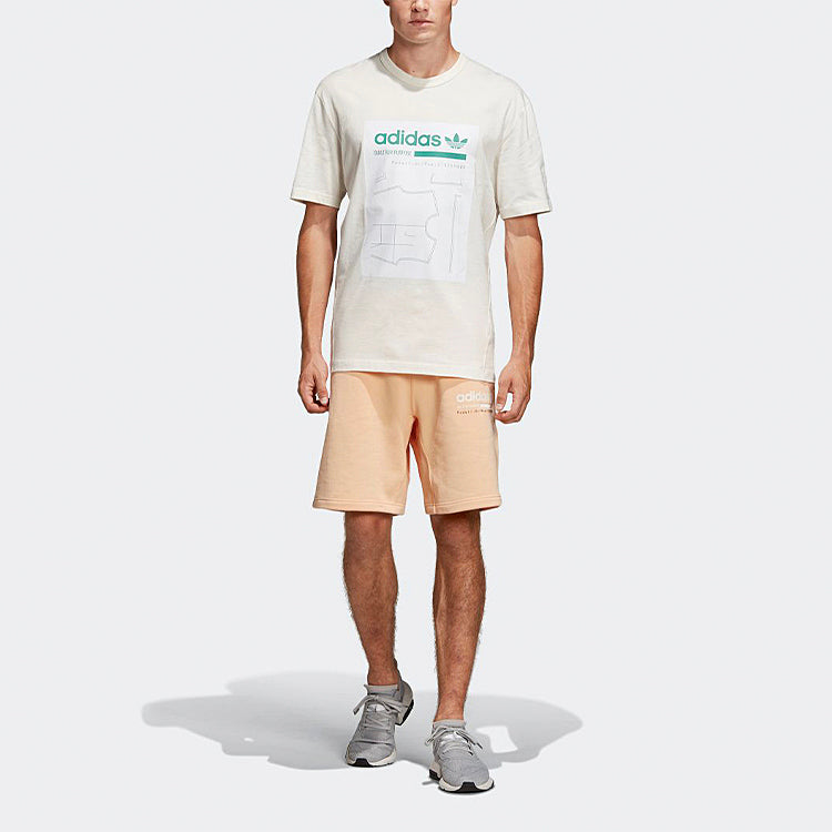 adidas originals Graphic Tee Logo Printing Short Sleeve White DV1911