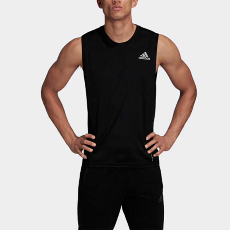 adidas Reflective Sleeveless Sports Black GC7865