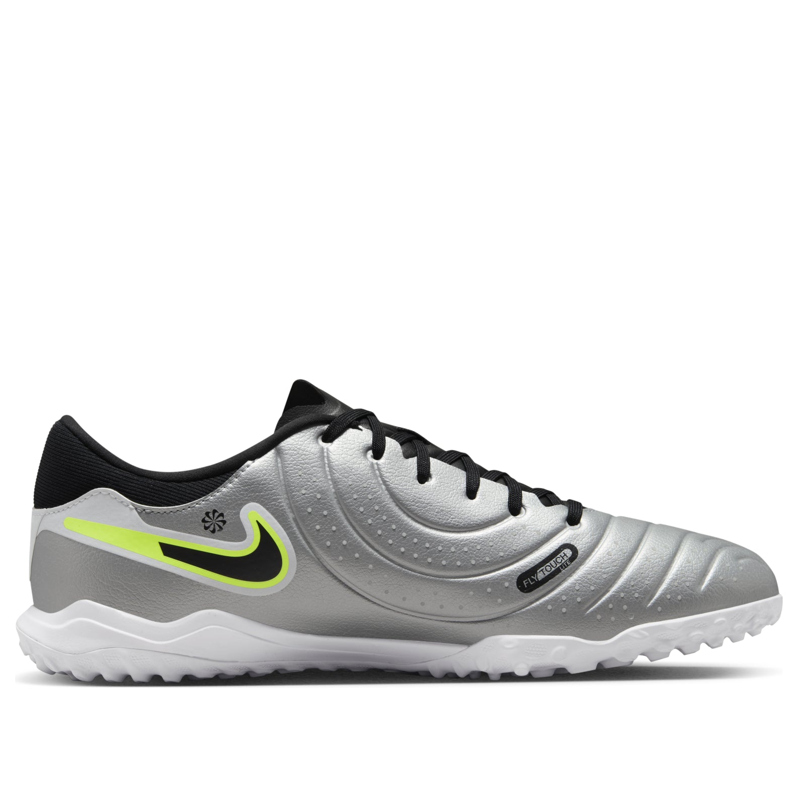 Nike Tiempo Legend 10 Academy TF 'Metallic Silver Black Volt' DV4342-001