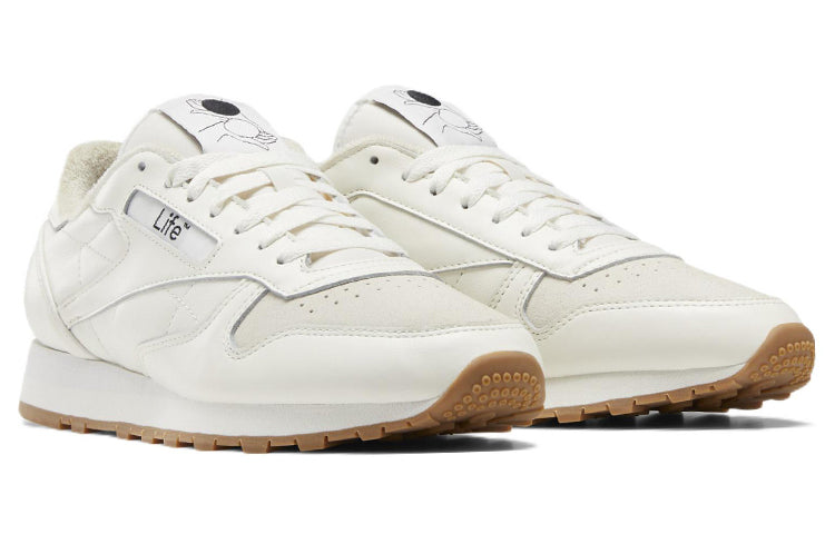 Reebok Classic Leather Retro Wear-resistant Beige GZ1842