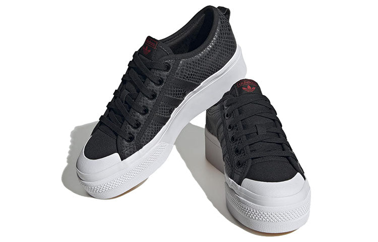 (WMNS) adidas Nizza Platform 'Black Python' HQ1963