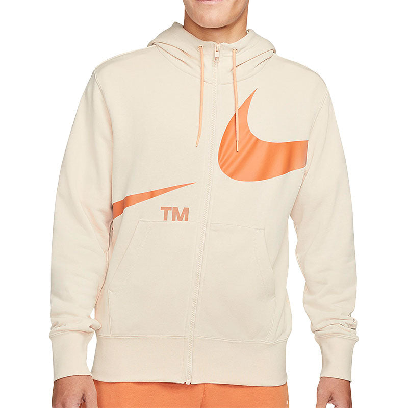 Nike Large Logo Printing Loose Hooded Jacket Creamy White DD6088-219