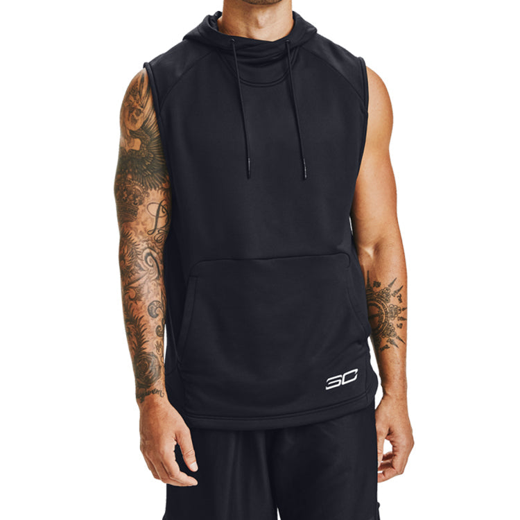 Under Armour Curry Sleeveless Hoodie 'Black' 1356995-001