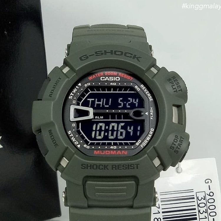 CASIO G-Shock Mudman 'Green' G-9000-3V