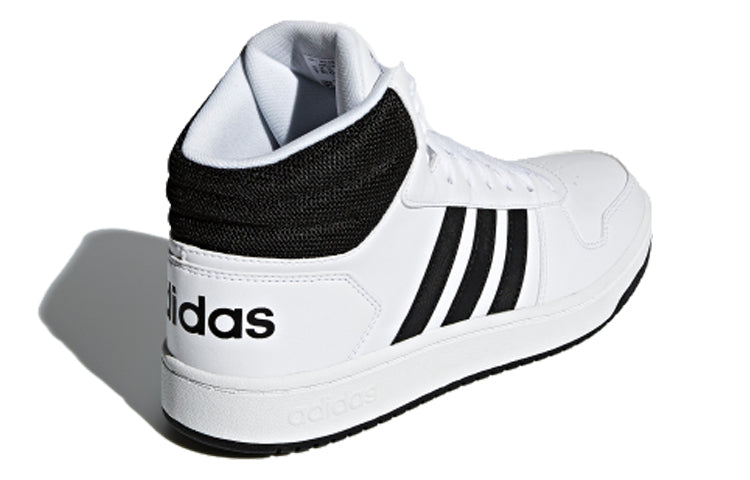 adidas Hoops 2.0 Mid 'White Black' BB7208