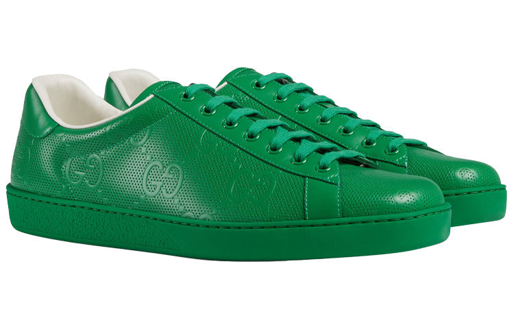 Gucci Ace Series G Printing Sports Shoe 'Green' 625787-1XK10-3727