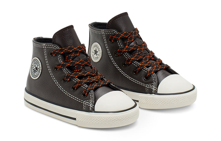 Converse Kids' Leather Chuck Taylor All Star High Top Black 765976C