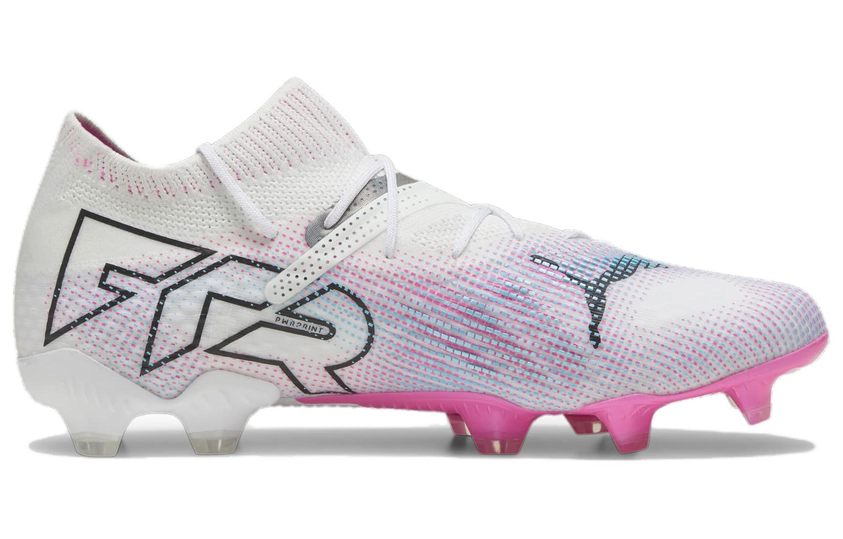 PUMA Future 7 Ultimate FG/AG Soccer Cleats 'White Pink Black' 107599-01