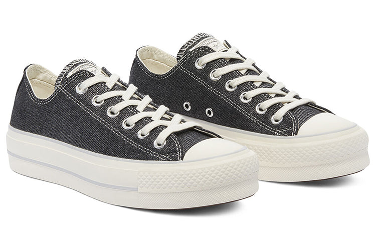(WMNS) Converse Chuck Taylor All Star Platform Low 'Digital Powder - Washed Denim' 571083C