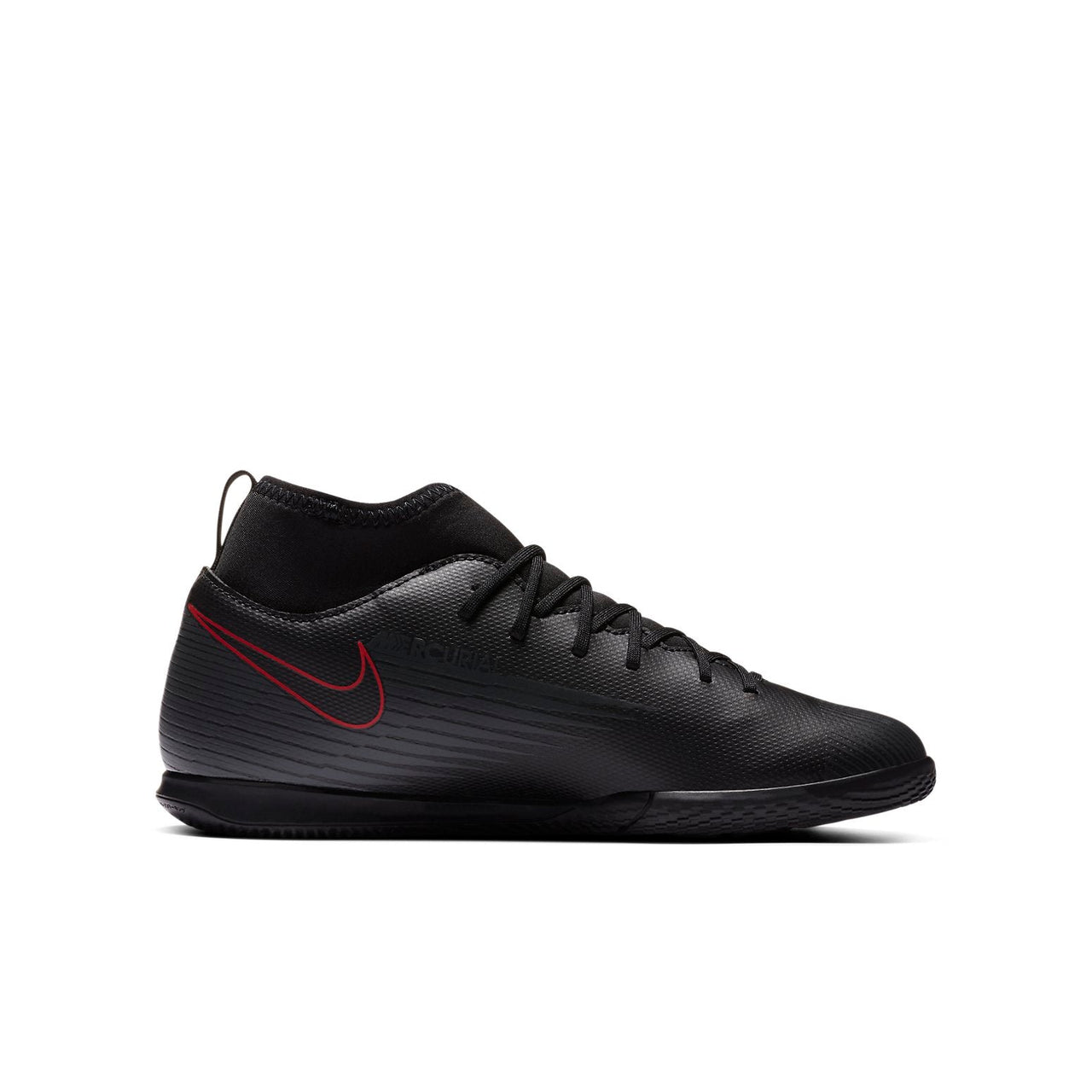 (GS) Nike Jr. Mercurial Superfly 7 Club IC Indoor Court 'Black Red' AT8153-060