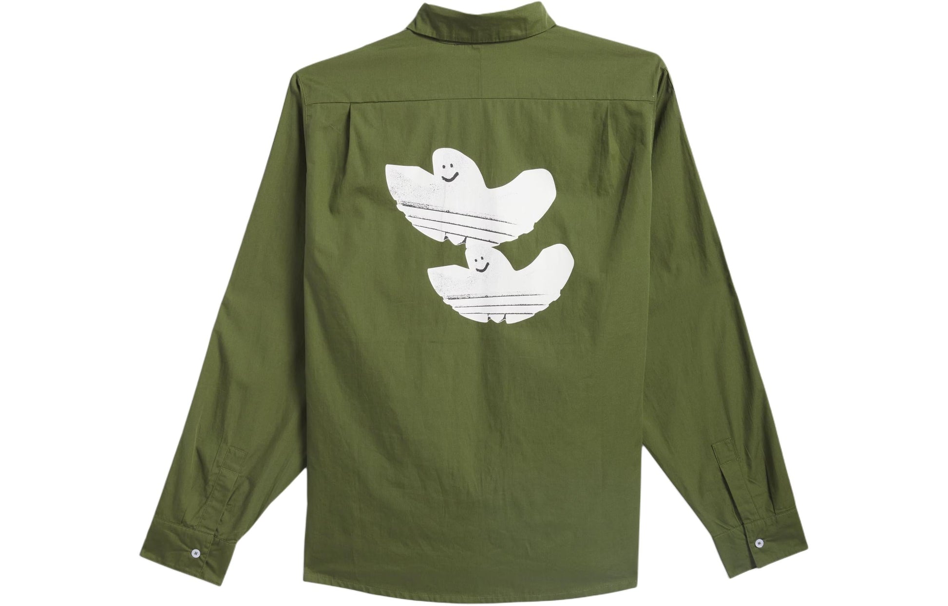 adidas Originals Shmoofoil Button Up Asia Sizing 'Green White' IU0081