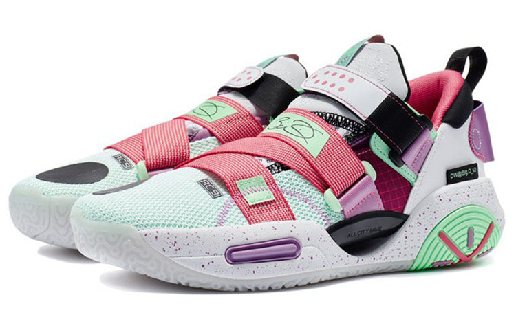 Li-Ning Wade All City 9 V2 'White Canna Red' ABAR075-4