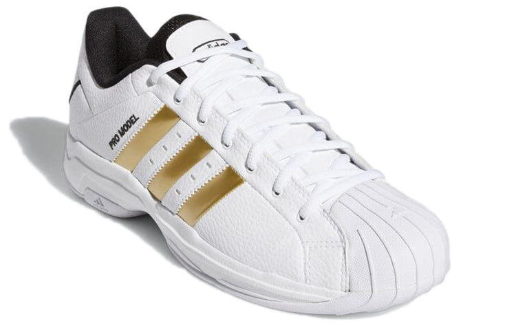 adidas Pro Model 2G Low 'White Gold Metallic' H68060