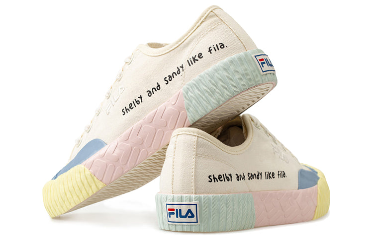 (WMNS) Fila Carve Flattie Shoes Pink/White/Blue T12W034402FSN