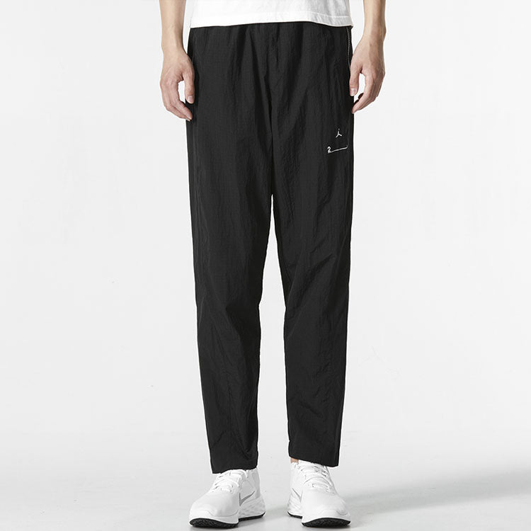 Men's Nike J 23E Woven Pant Solid Color Casual Knit Sports Pants/Trousers/Joggers Autumn Black DQ8067-010
