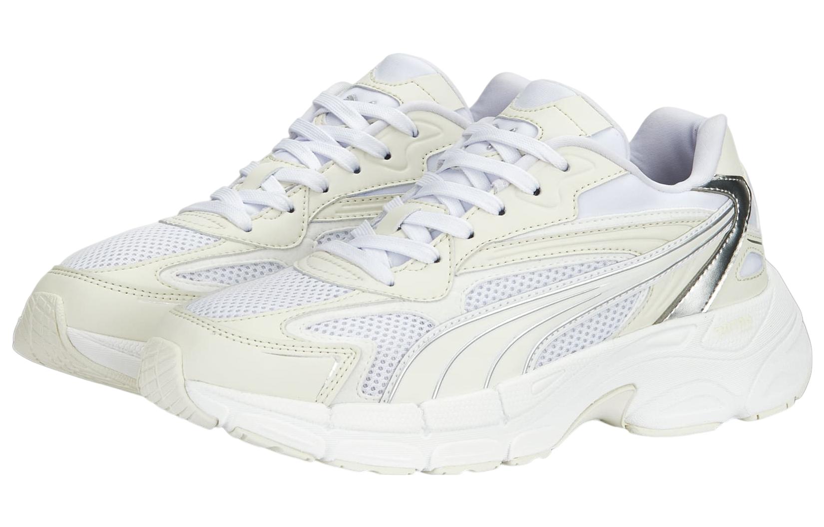 (WMNS) PUMA Teveris Nitro 'Metallic - Warm White' 391098-01