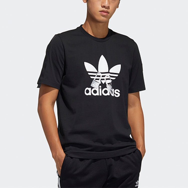 adidas originals Vday Tee Un Sports Casual Men's Black H07083
