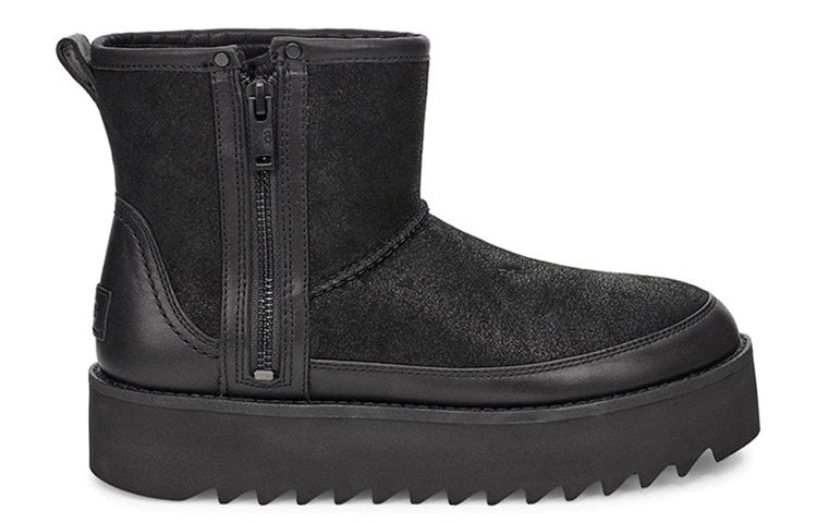 (WMNS) UGG Classic Rebel Biker Mini 1105314-BLK