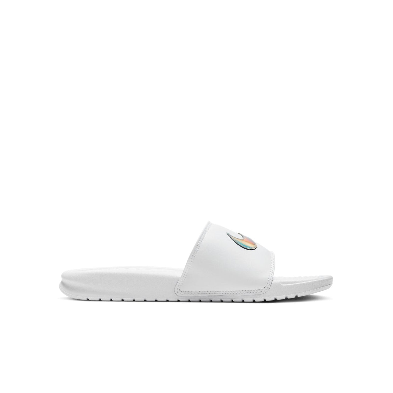 (WMNS) Nike Benassi JDI Slide 'White Iridescent' DA2544-100
