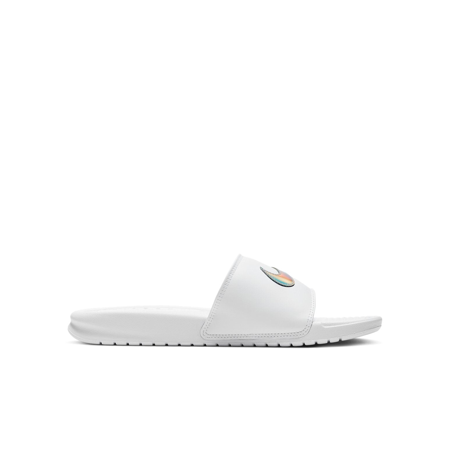(WMNS) Nike Benassi JDI Slide 'White Iridescent' DA2544-100