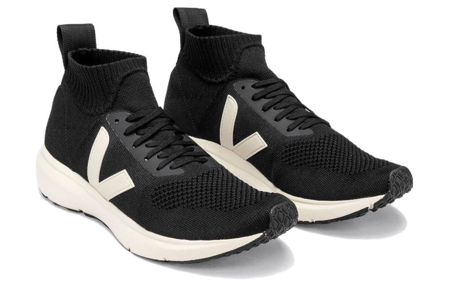 Veja Runner Mid V-Knit x Rick Owens 'Black Pierre' OT102458