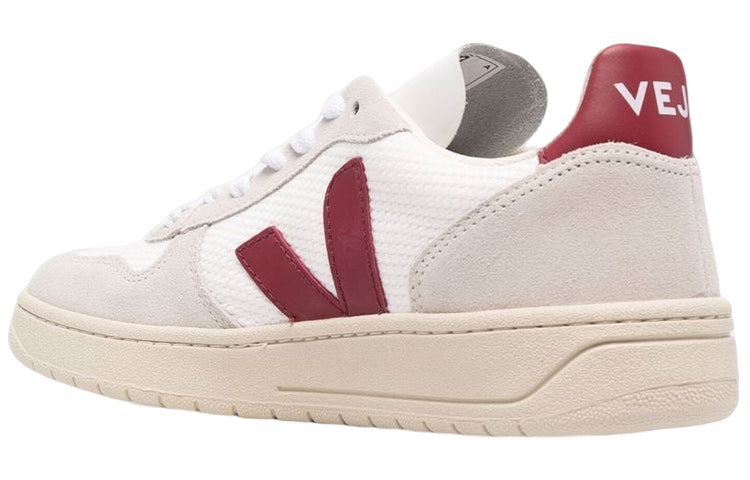 VEJA V-10 B-Mesh 'White Natural Marsala' VX0101314A