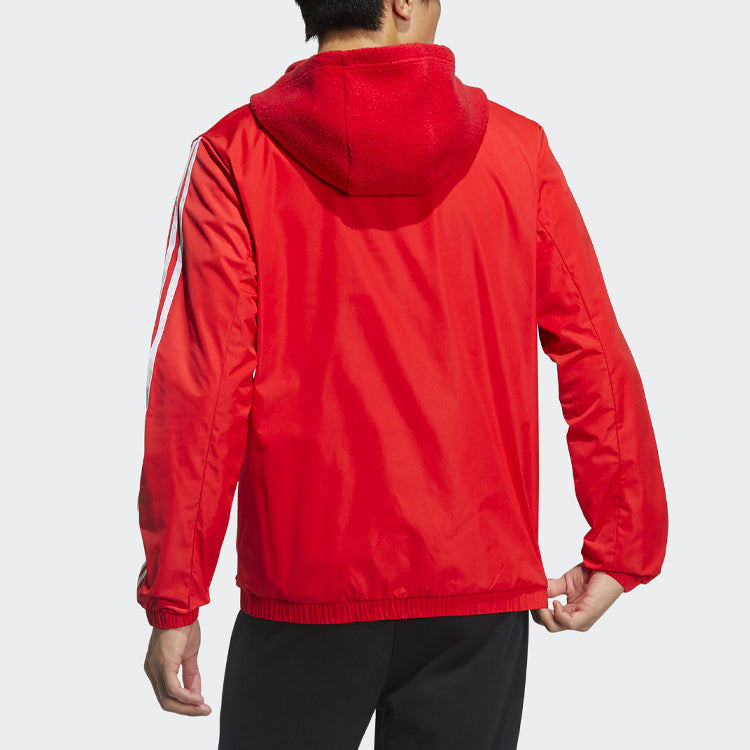 adidas neo x Crossover Athleisure Casual Sports Hooded Jacket Red GP5762
