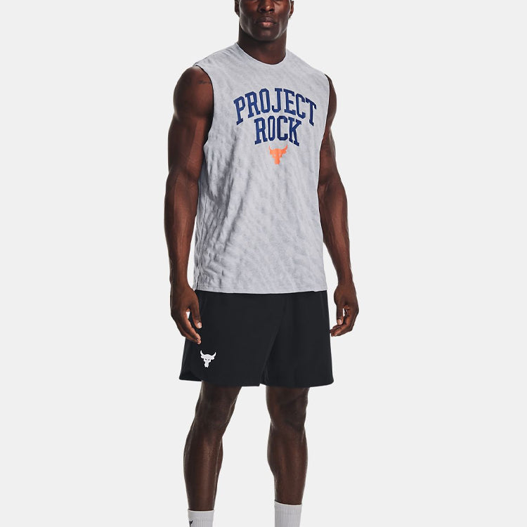 Under Armour Project Rock Sleeveless Tank 'Grey' 1379019-011
