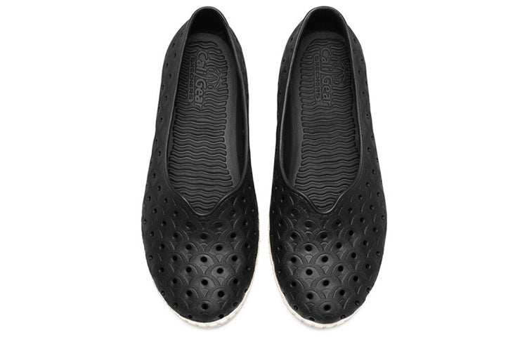 (WMNS) Skechers Cali Slip-on Shoes Black 111203-BLK