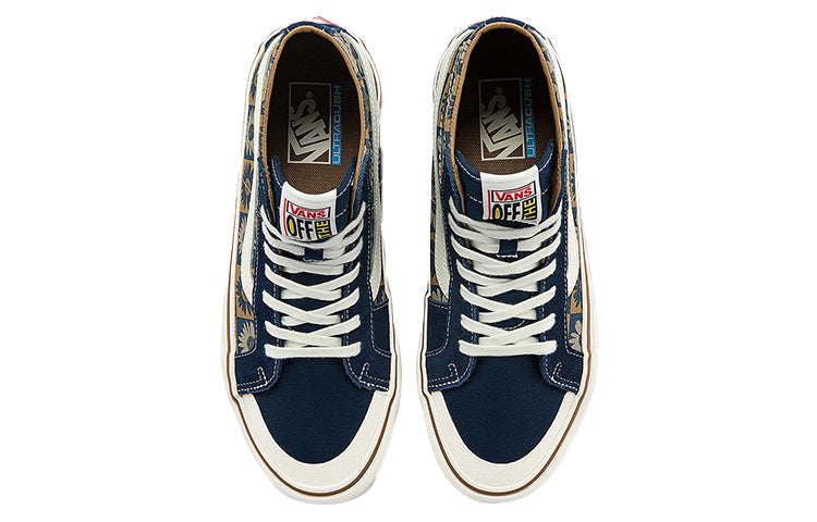 Vans Unisex SK8-Hi High-Top Sneakers Blue/White VN0A3MV1A5A