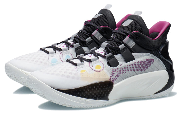 Li-Ning Sonic 9 Shoes 'White Black Red' ABAR039-1