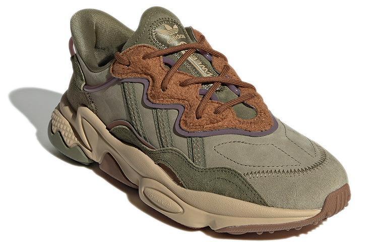 (WMNS) adidas originals Ozweego 'Green Brown' GX8824