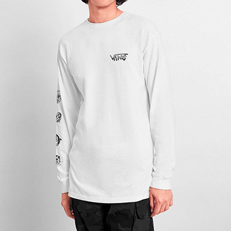 Vans Unisex Rowan Pro Logo Printing Swea White VN0A4MQCWHT