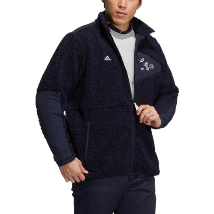 adidas Play Green Full-Zip BOA Long Sleeve Jacket 'Dark Ink Blue' HG5780