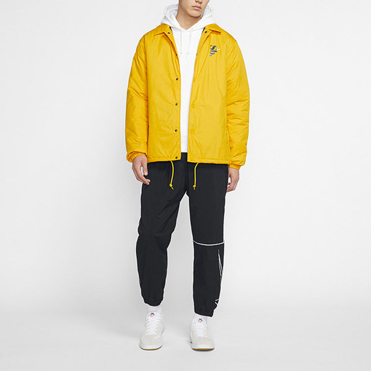 Nike SB Skateboard Sports Skateboard Jacket Yellow CD8810-743