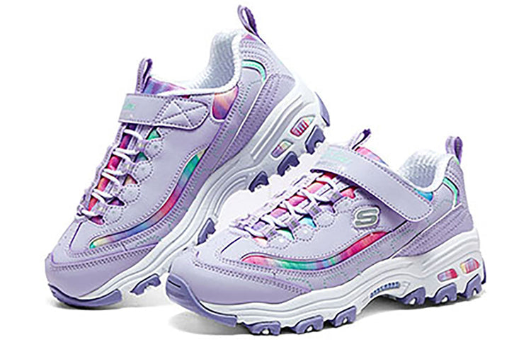 (GS) Skechers DLITES Low 'Lavender Multi' 303905L-LVMT