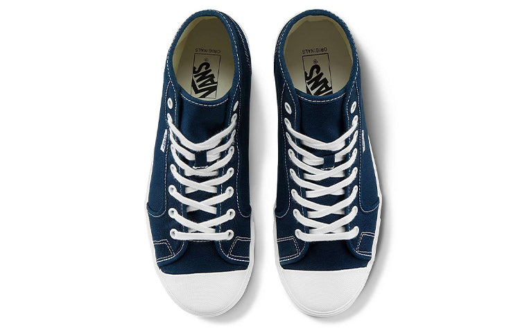 Vans Unisex OG Style 23 LX High-Top Canvas Shoe Blue VN0A5HUTF8R
