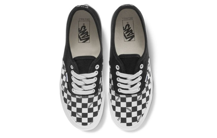 Vans OG Authentic LX 'Black Checkerboard Toe' VN0A45JJVQA