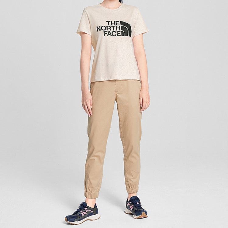 THE NORTH FACE Outdoor Casual Short Sleeve Creamy White 4NF7-0ZX