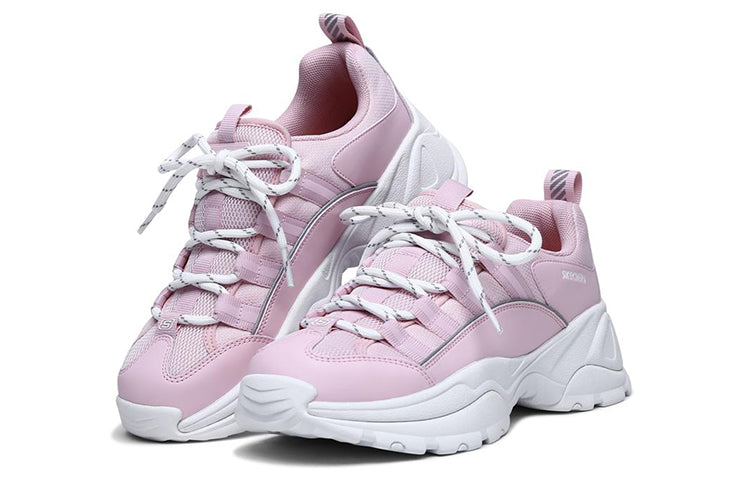 (WMNS) Skechers Kozmiks Low-Top Daddy Shoes Pink/White 13410-LTPK