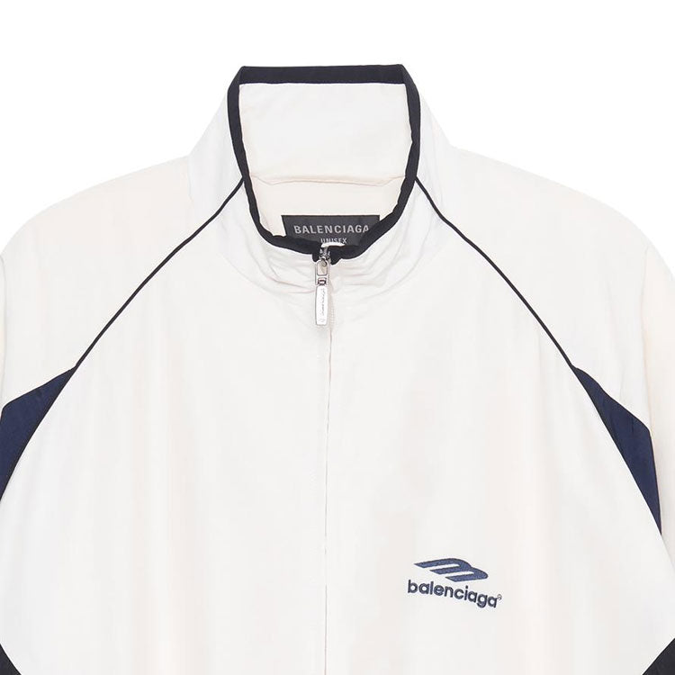 Balenciaga 3B Sports Icon Medium Fit Tracksuit Jacket 'White' 746483TOO489000