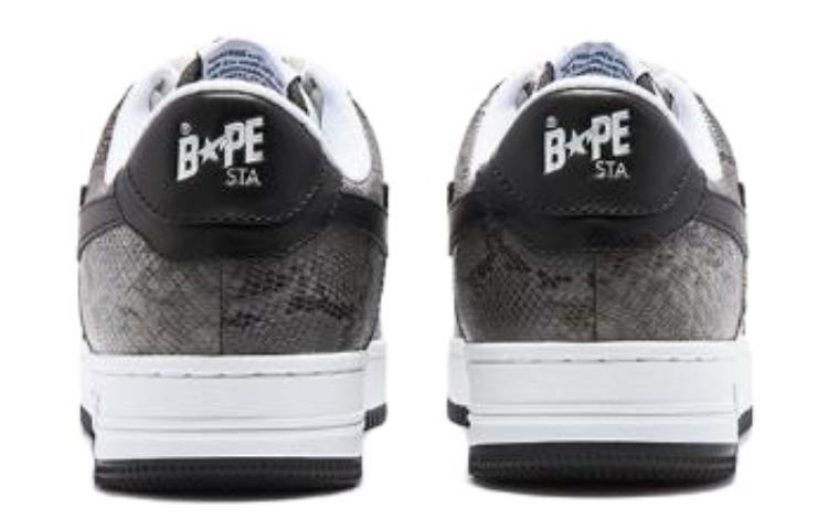 A BATHING APE Bape Sta 'Black Snakeskin' 1I80-191-009-BLK