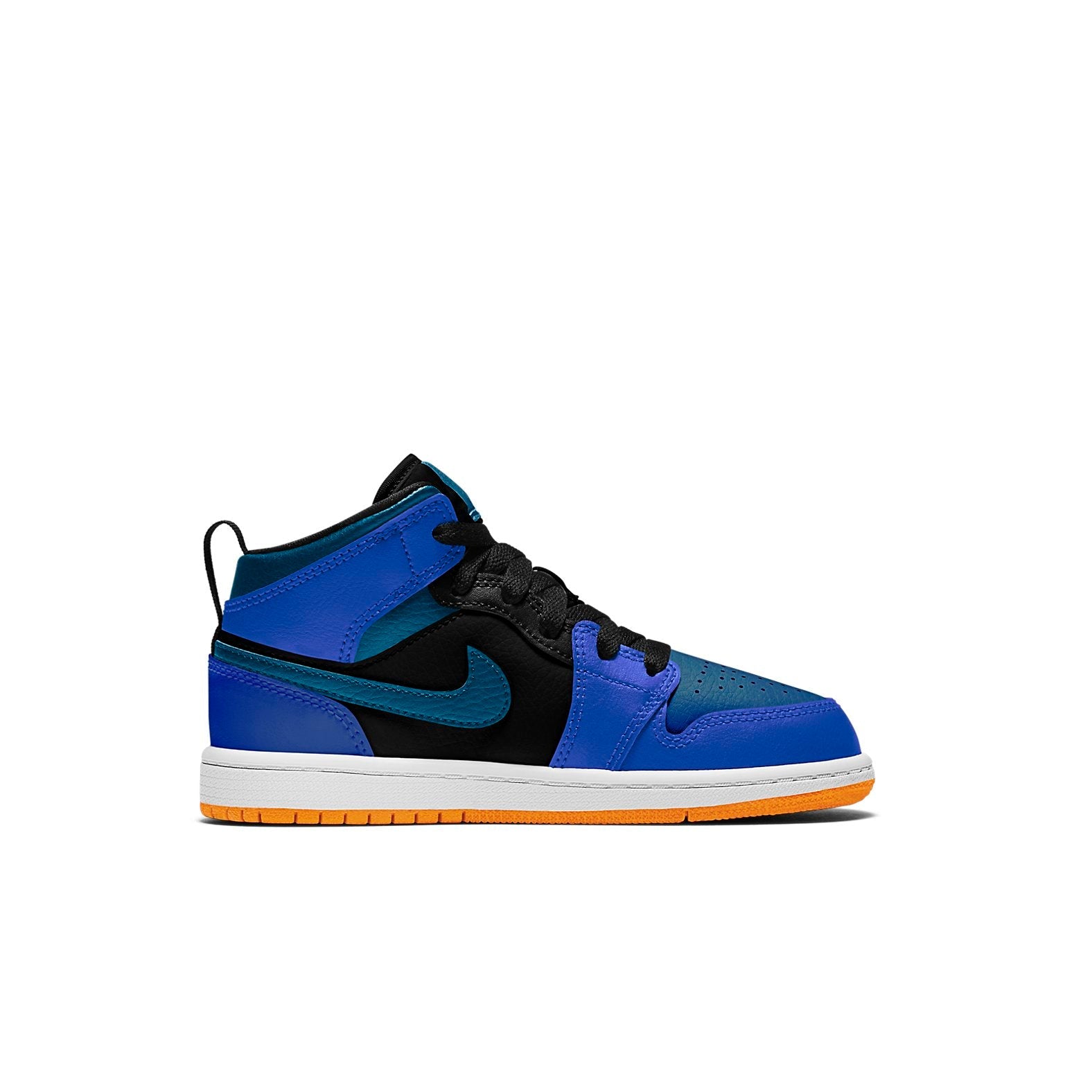 (PS) Air Jordan 1 Mid 'Racer Blue Green Abyss' 640734-440
