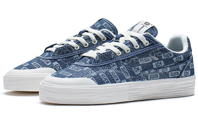 (WMNS) Li-Ning Wave Pro Low x OG_Slick 50/50 'Denim Blue' AECS024-2