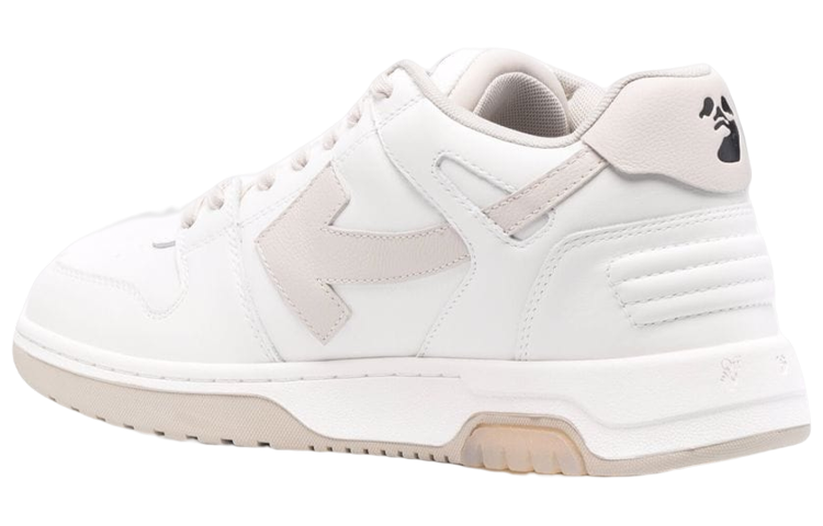 Off-White Out Of Office Low-Top Sneakers 'White Beige' OMIA189C99LEA0010161